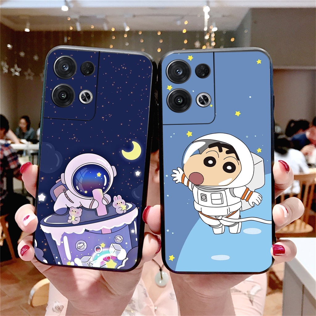 Ốp lưng Oppo Reno 8 4G / Reno 8 5G / Reno 8Z 5G / Reno 8 Pro phi hành gia mặt trăng cực đẹp cute giá rẻ