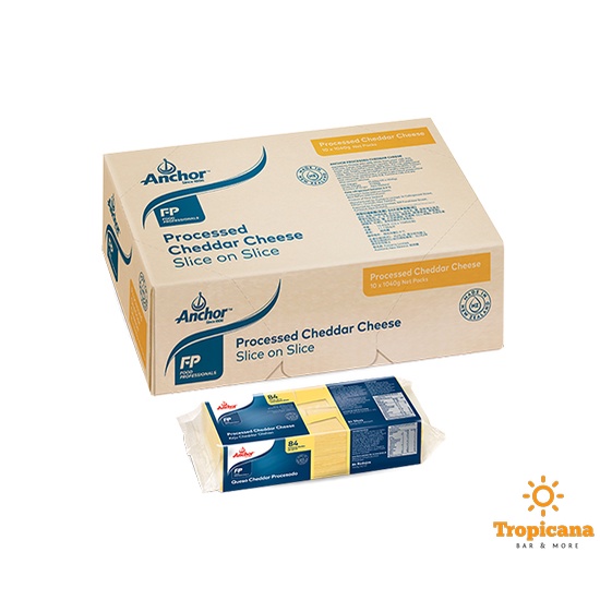 Phô mai lát Cheddar Anchor New Zealand 84 lát - Gói 1040g