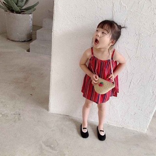 Váy đũi 2 dây siêu mềm mát cho bé(ODER )