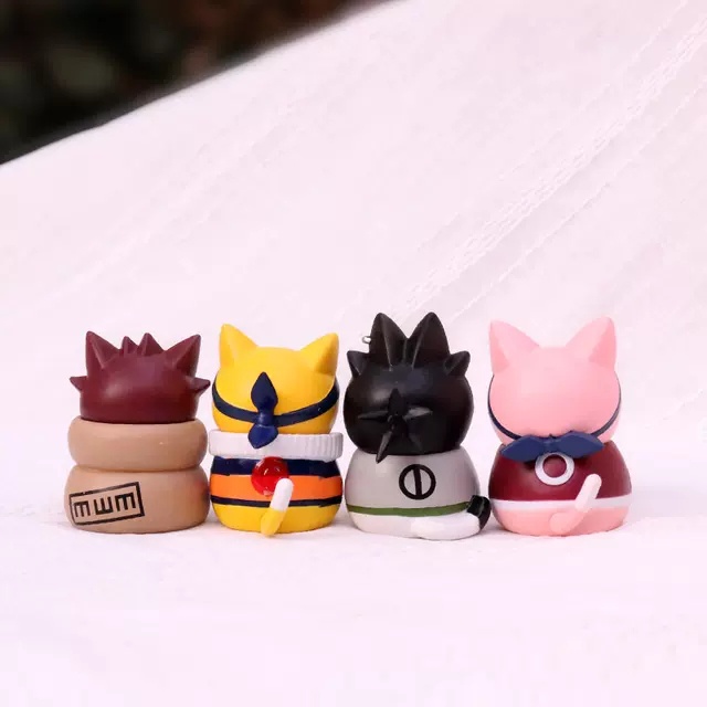 Tượng Mini Mèo Naruto Cute Trang Trí Decor Góc Học Tập PK31