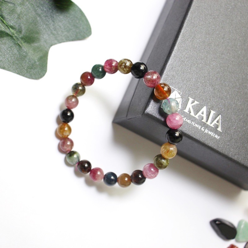 Vòng tay phong thuỷ Tourmaline 7 li VIP - KAIA