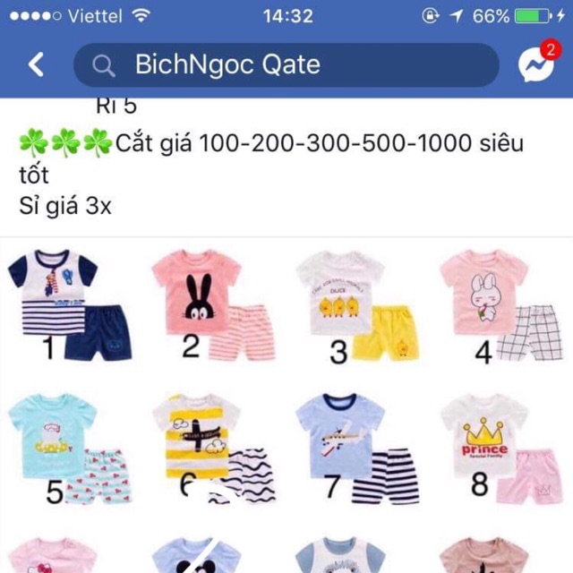 Combo 45 bộ cotton QC
