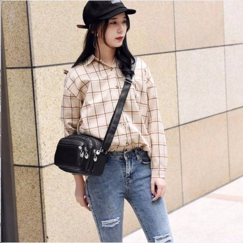 Túi Xách Da PU Nhiều Ngăn Chống Thấm Nước Kiểu Doanh Nhân Thời Trang Cho Phụ Nữ Trung Niên