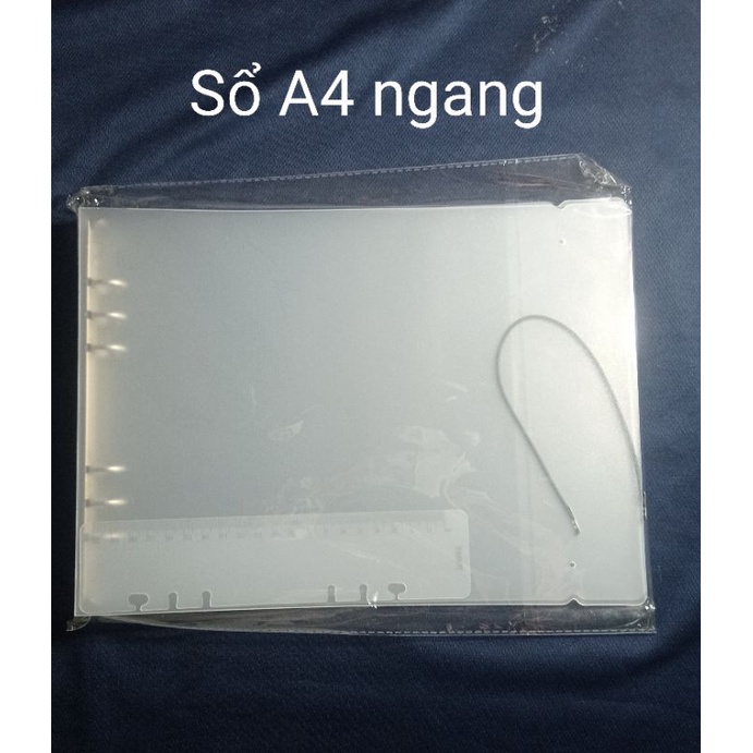 Bìa sổ binder còng khổ A4 A5 có thể thêm bớt trang ngoài