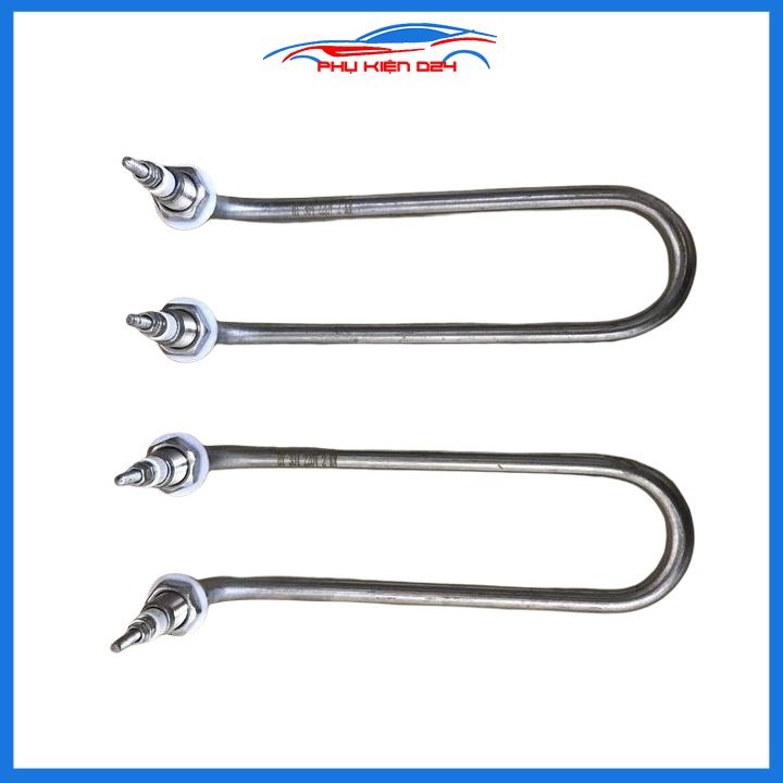 Thanh điện trở nhiệt chữ U chân quỳ đầu vuông 220V công suất 1.2kw-4kw