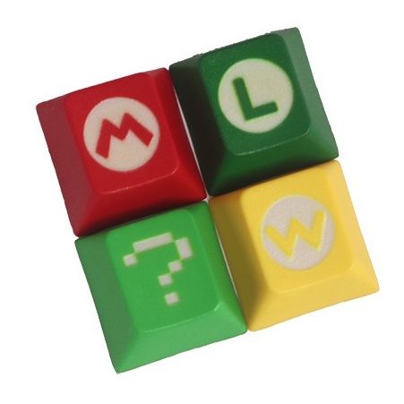 Bộ Phím Rời PBT In Hình mario Đáng Yêu