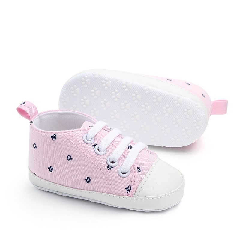 Giày Vải Cotton Mềm Chống Trượt Cho Bé Tập Đi