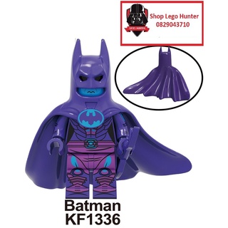 Xếp Hình Minifigures Dc Superheroes Batman tím người dơi KF 1336