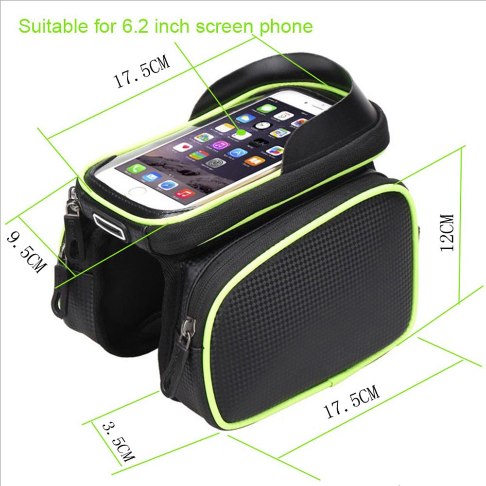 Túi Đựng Đồ Cỡ Lớn Chống Thấm Nước Gắn Khung Trước Xe Đạp Tiện Dụng