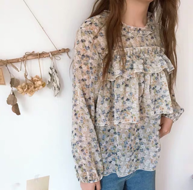 (Order 7-10 ngày) Áo sơ mi voan hoa chất siêu đẹp (kèm ảnh thật) | BigBuy360 - bigbuy360.vn