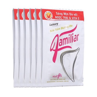 Sữa tắm Familiar dây 12 gói (combo 2 dây)