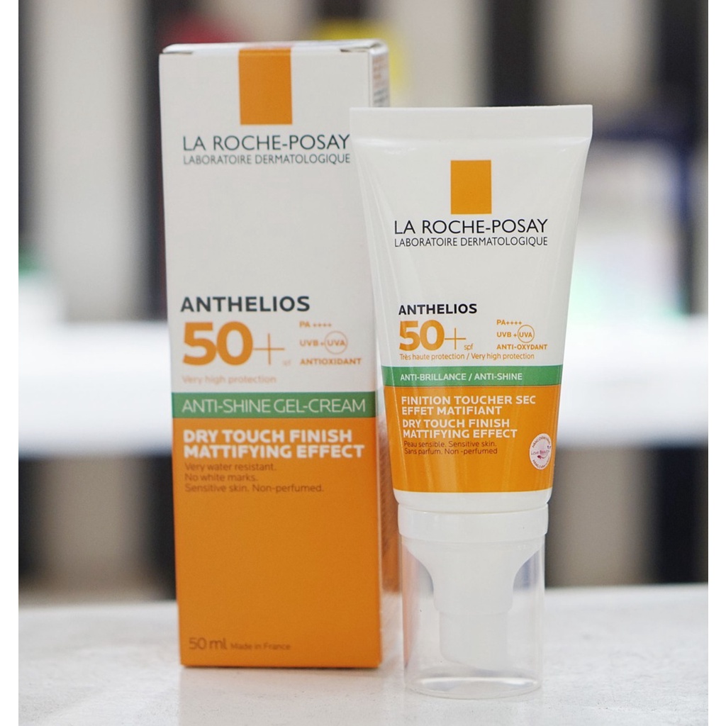 Kem Chống Nắng giúp Kiểm Soát bóng nhờn La Roche-Posay Anthelios XL Dry Touch Gel-Cream SPF 50+ UVB &amp; UVA (50ml)