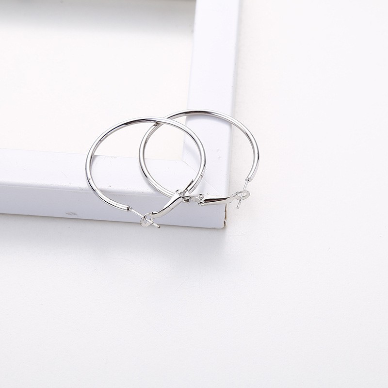 Bông tai tròn to nhiều size nhiều màu MS222