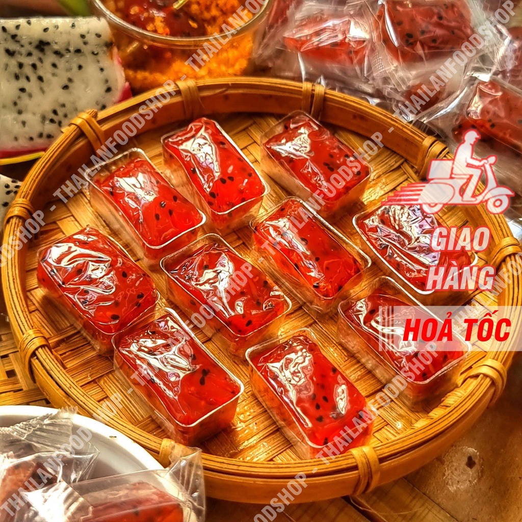 Kẹo Thanh Long Viên Sấy Dẻo - Lon 400gram