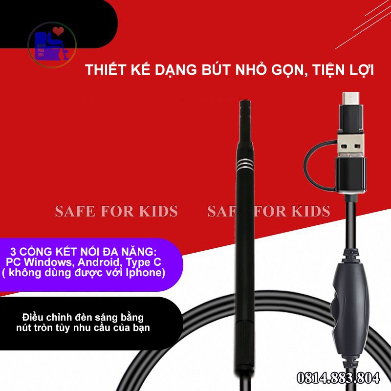 Bộ Lấy Ráy Tai Có Camera Cao Cấp 3 Trong 1 Soi Tai Mũi Miệng | BigBuy360 - bigbuy360.vn