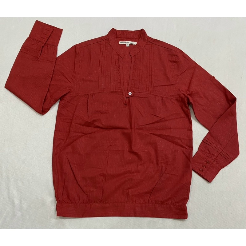 Áo sơ mi dáng dài vải kate Nino.maxx  - Thanh lý vnxk