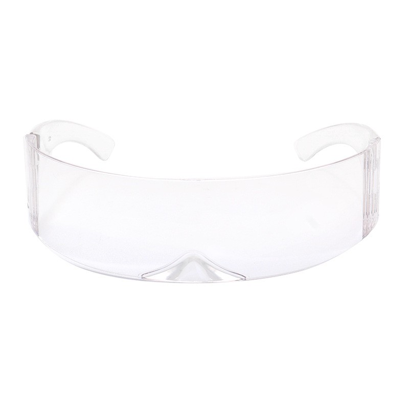 Party Glasses Visor Wrap Shield Large Mirror Sunglasses Riding Windproof Glasses Fashion Personality Glasses 【BOOBOOM】