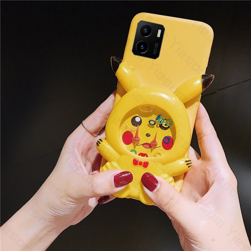 Ốp Điện Thoại Hình Chú Vịt 3D Dễ Thương Cho Vivo Y15S Y15A Y21S Y33S Y21 Y20 Y20S Y12S Y51 Y17 V23E V21