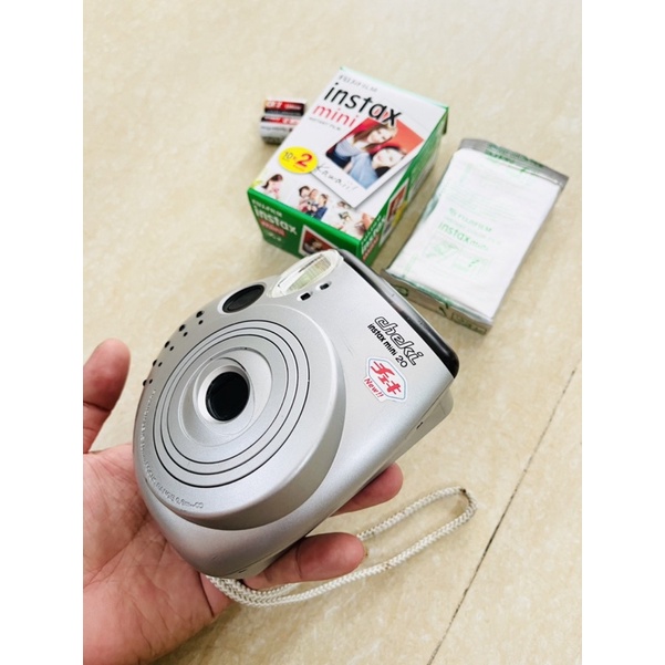 Máy chụp ảnh lấy liền Fujifilm Instax Mini 20 Cheki tặng kèm pin CR2 và 1 hộp film 10 tấm