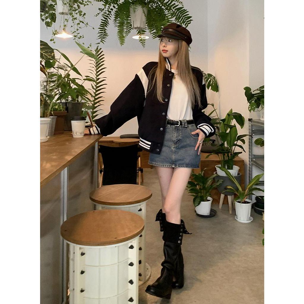 61501 Váy Denim Lót Hông