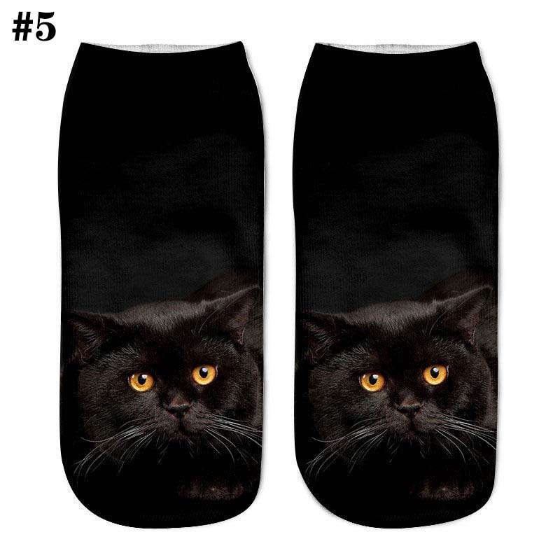 Fashion Funny Girls Women Casual Socks 3D cute Animal Ankle Short