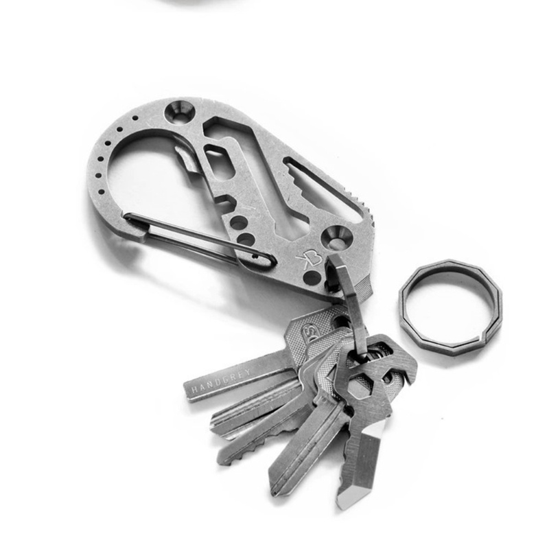 Vòng Móc Chìa Khóa Bằng Titan Chịu Tải Nặng