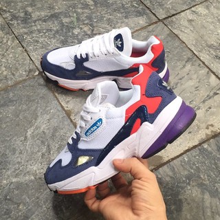 giày adidas falcon (xanh trắng) :; ' "