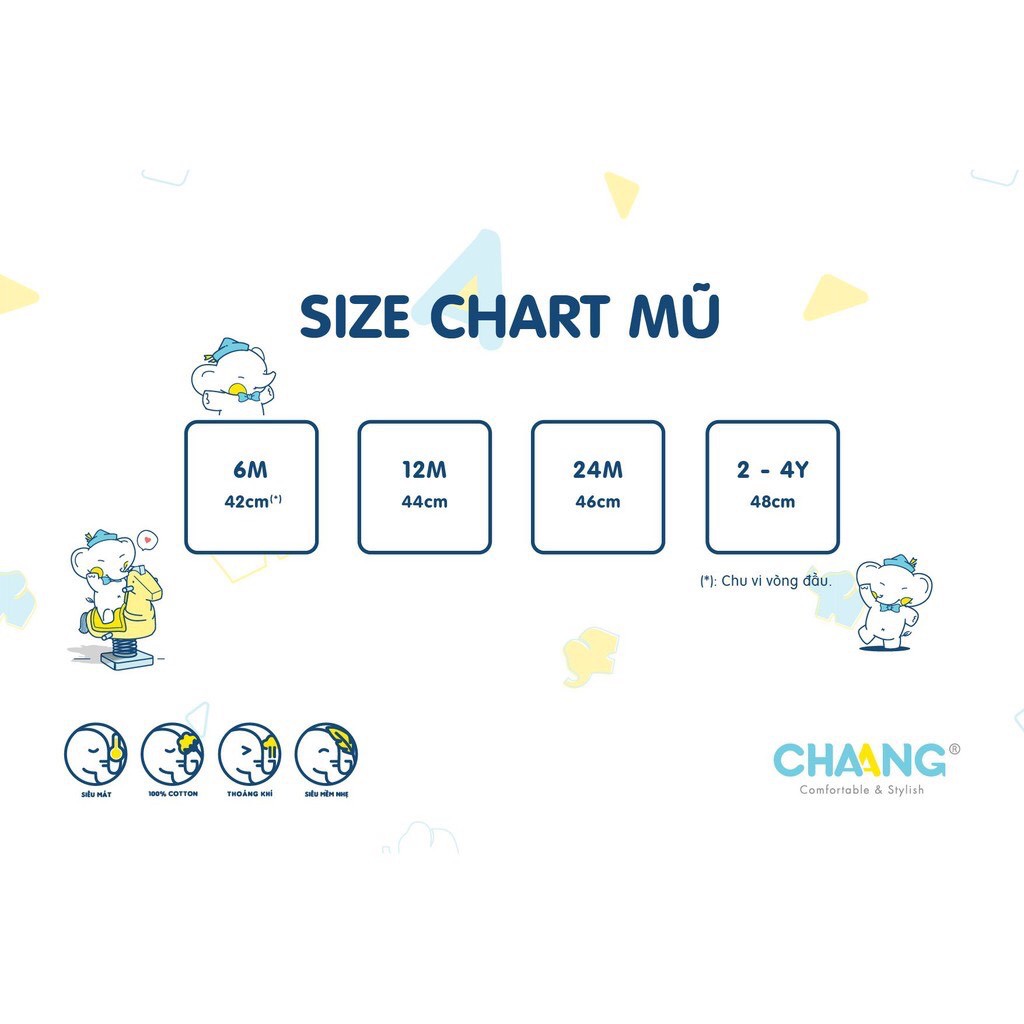 Chaang - Mũ vành Summer có quai nhiều mẫu cho bé Ss2022D02