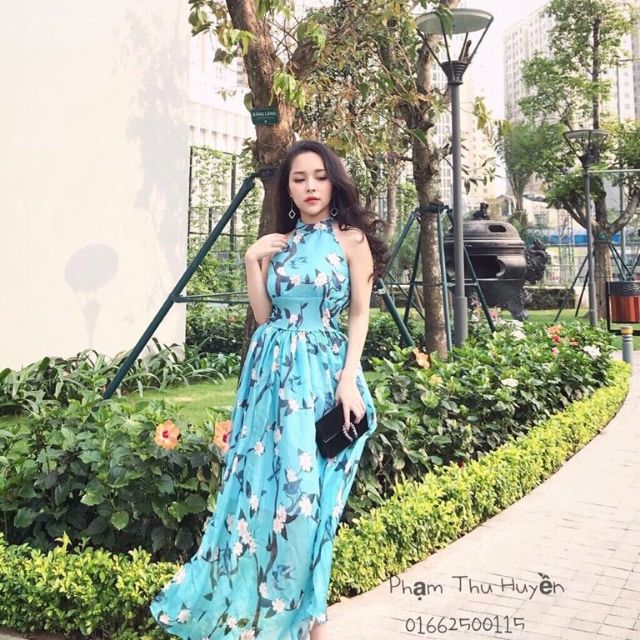 Đầm maxxi hoa giảm còn 120