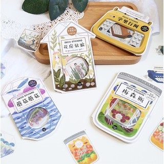 Sticker trang trí Bullet Journal gói đặc biệt Nhà Kính