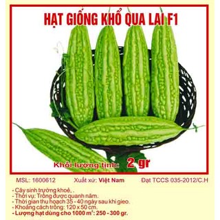 Hạt giống khổ qua  ( mướp đắng)