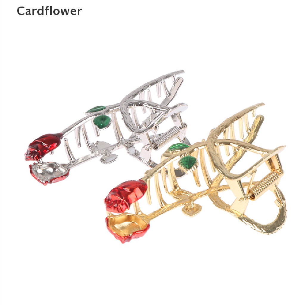 Kẹp Tóc Hoa Hồng Thời Trang Cho Nữ