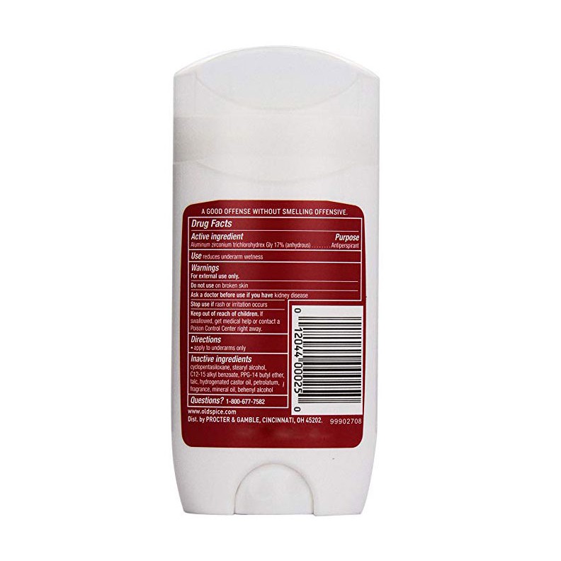 Lăn khử mùi nam Old Spice High Endurance Deodorant Long Lasting Stick Pure Sport 85g