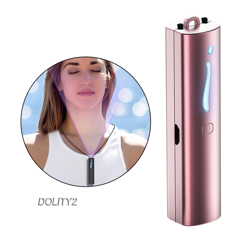 [DOLITY2]Compact Personal Air Purifier, Travel Mini Portable Negative Ion Purifier, USB Charging Air Cleaner Eliminates Pollutant Particles