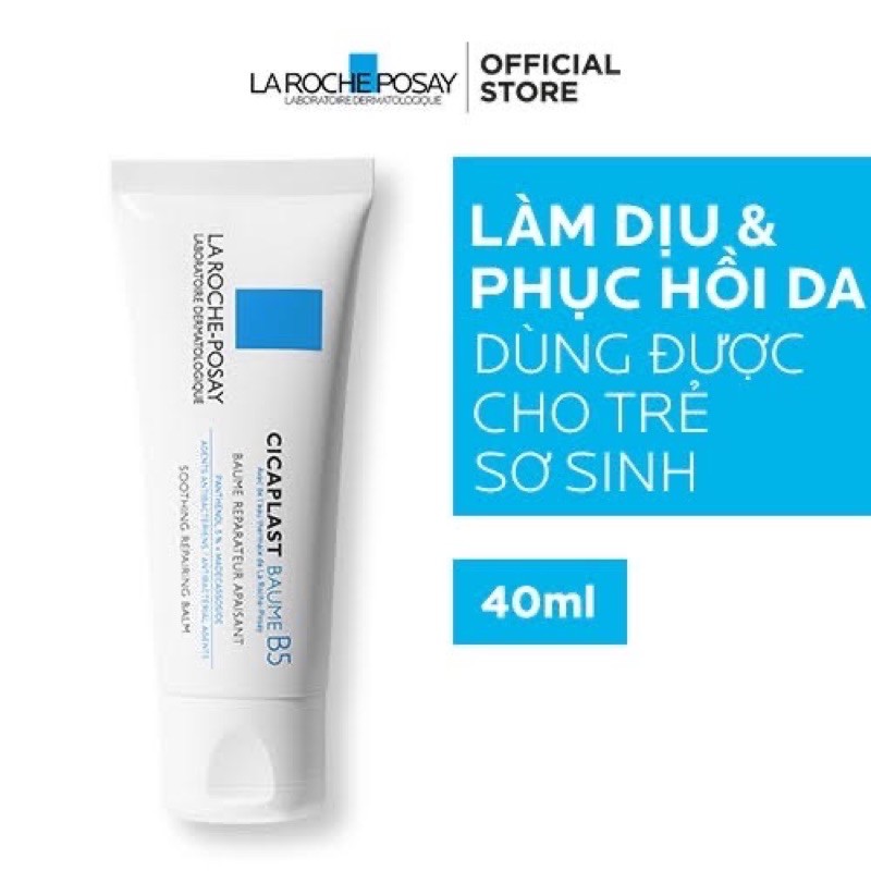 Kem dưỡng phục hồi da CICAPLAST BAUME B5 Laroche-Posay 40/100ml