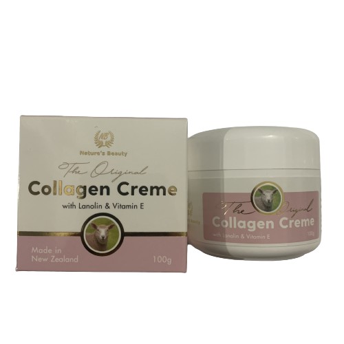 Kem dưỡng da Nature's Beauty Collagen Creme with Lanolin & Vitamin E 100g