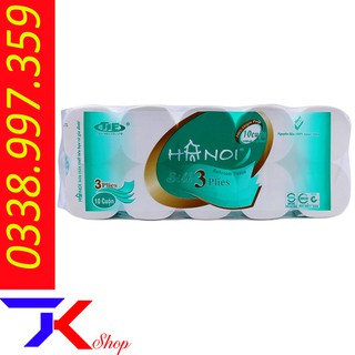Giấy vệ sinh hà nội 3 lớp 10 cuộn t10