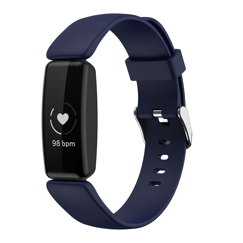 Dây Đeo Thay Thế Chất Liệu Silicon Màu Trơn Cho Fitbit Inspire 2