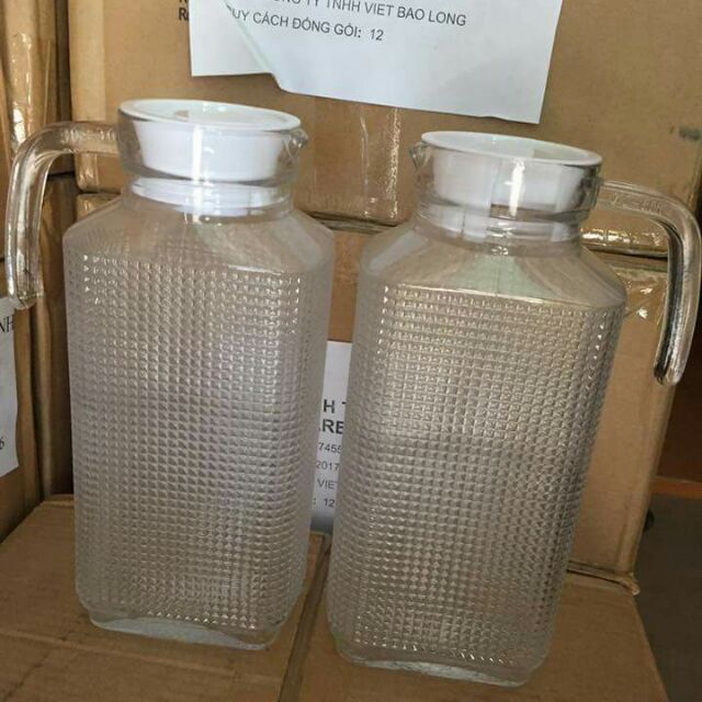 Bình thuỷ tinh đựng nước  1.8 l