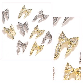 Charm nail ,  charm đá ,  2 màu Vàng - Bạc