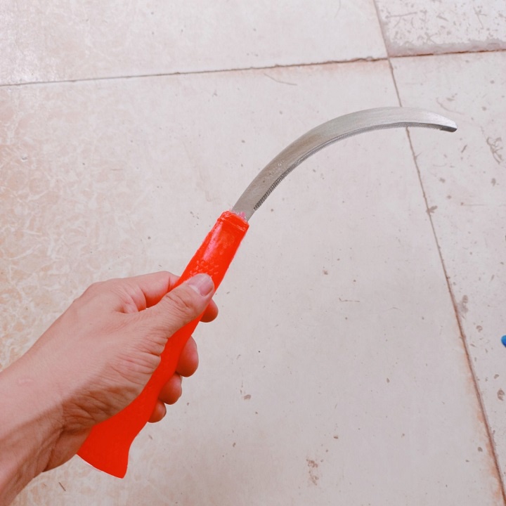 Liềm răng cưa thép mangan dùng cắt cỏ cắt rau gặt lúa siêu cứng siêu nhẹ
