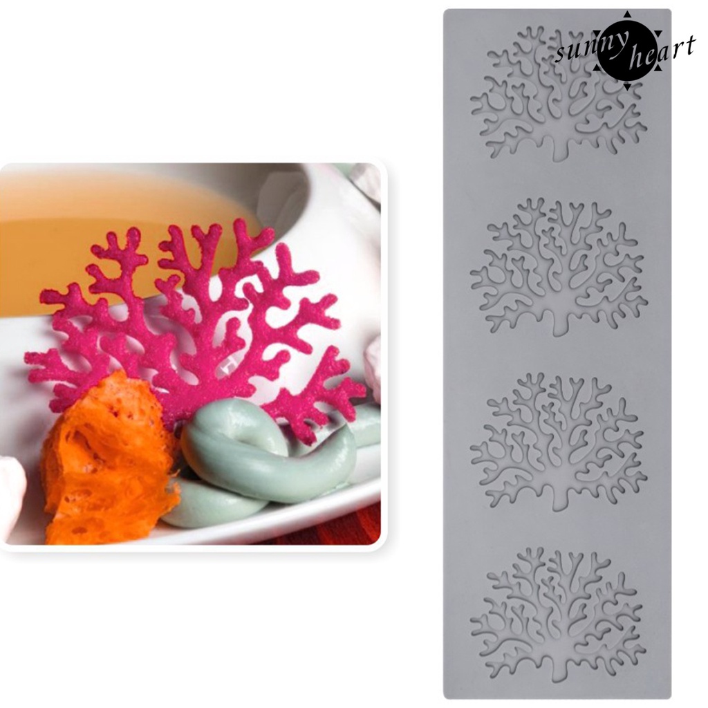 Khuôn Silicone Làm Bánh Tạo Hình Chiếc Lá 3D Độc Đáo Tiện Dụng