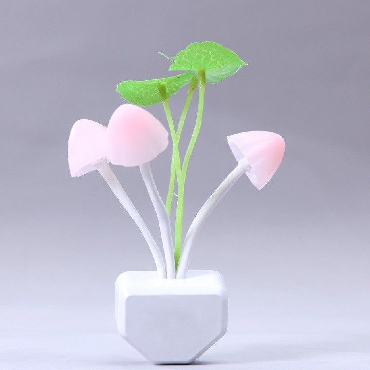 Đèn Ngủ Led Cảm Biến Ánh Sáng Hình Nấm - Đèn Ngủ Cảm Ứng Kiểu Dáng Hình Nấm Sáng Tạo