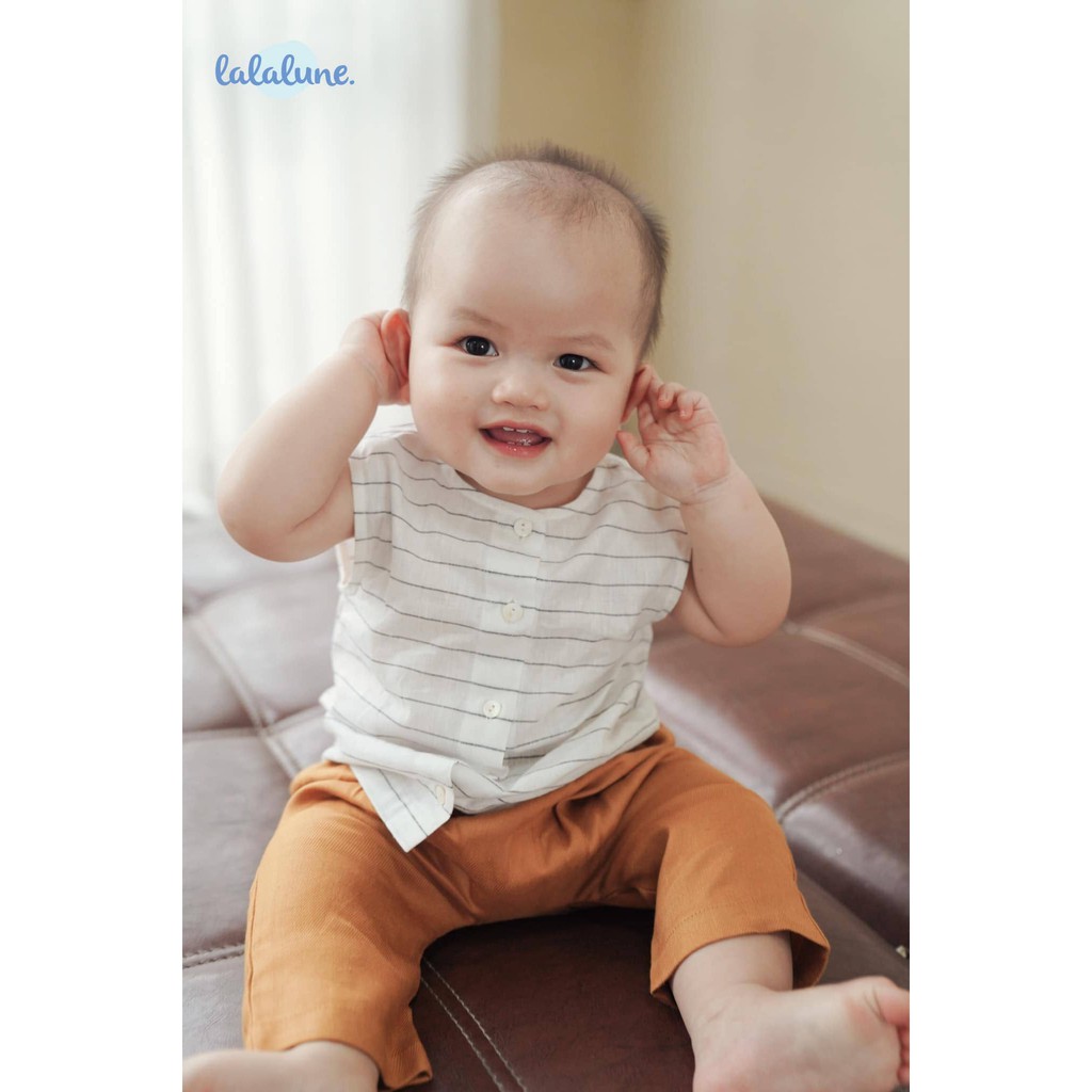 Set áo quần sơ sinh lalalune cho bé trai 3-24 tháng