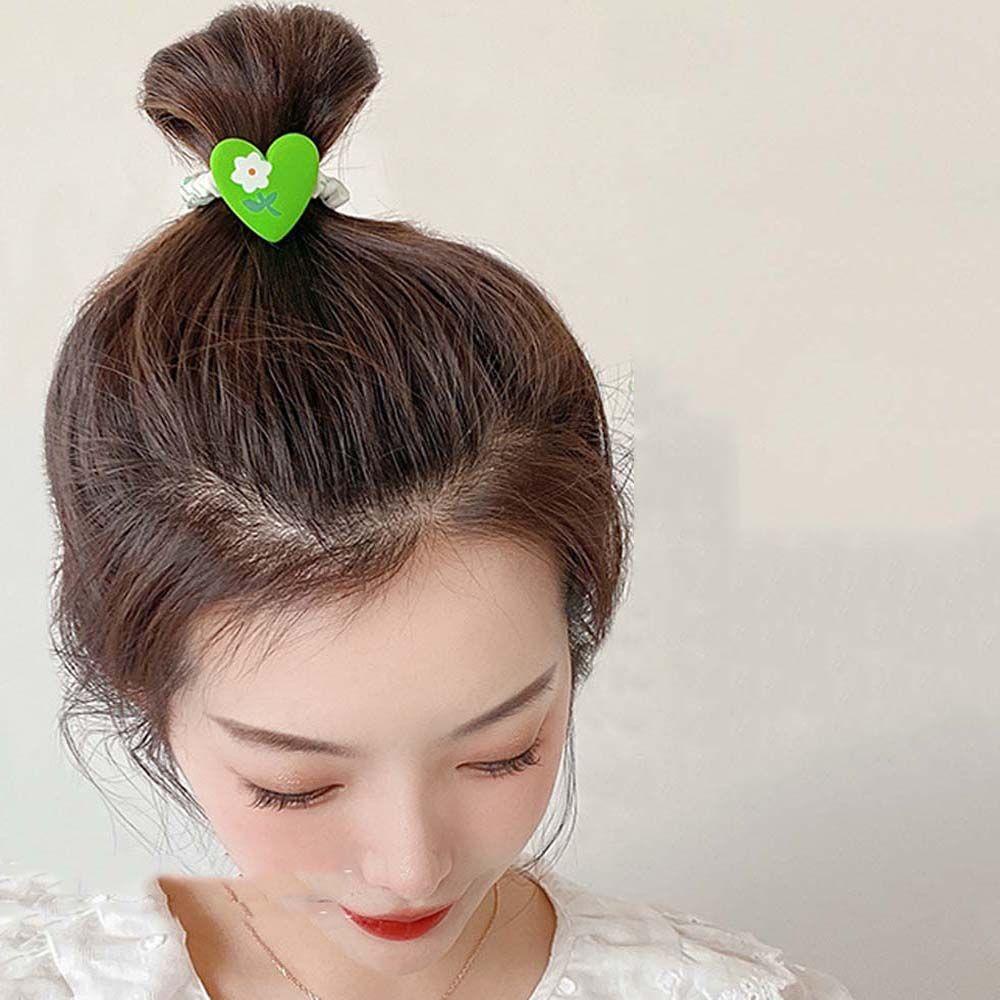 Dây Cột Tóc Co Giãn Hình Nơ Mặt Cười Phong Cách Hàn Quốc Cho Nữ BERNARDO