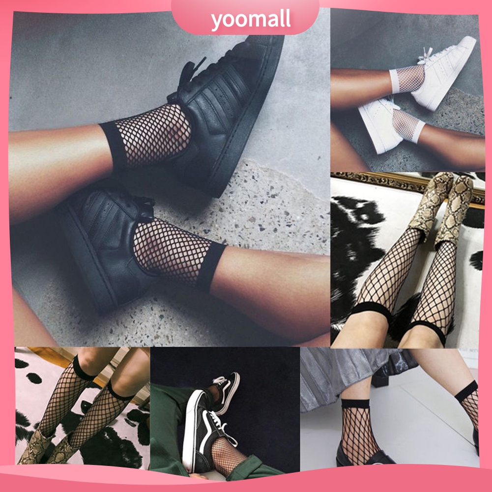 Vớ lưới đính nơ thời trang dành cho nữ