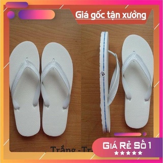 Dép tông trắng nam nữ siêu nhẹ, siêu êm, siêu bền