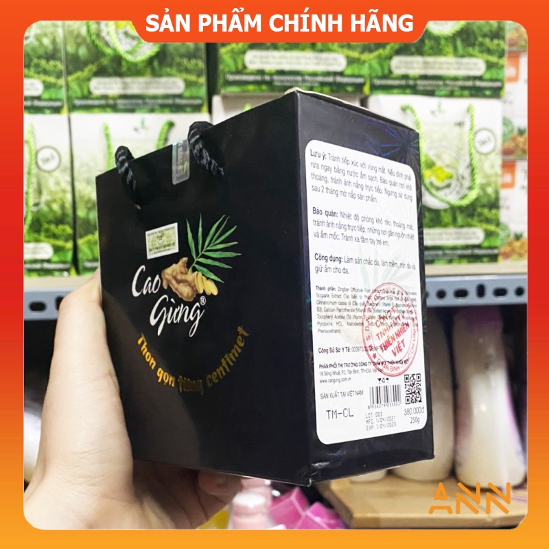 [Chính hãng] Cao gừng tan mỡ bụng Thiên Nhiên Việt Tặng kèm 1 nịt bụng