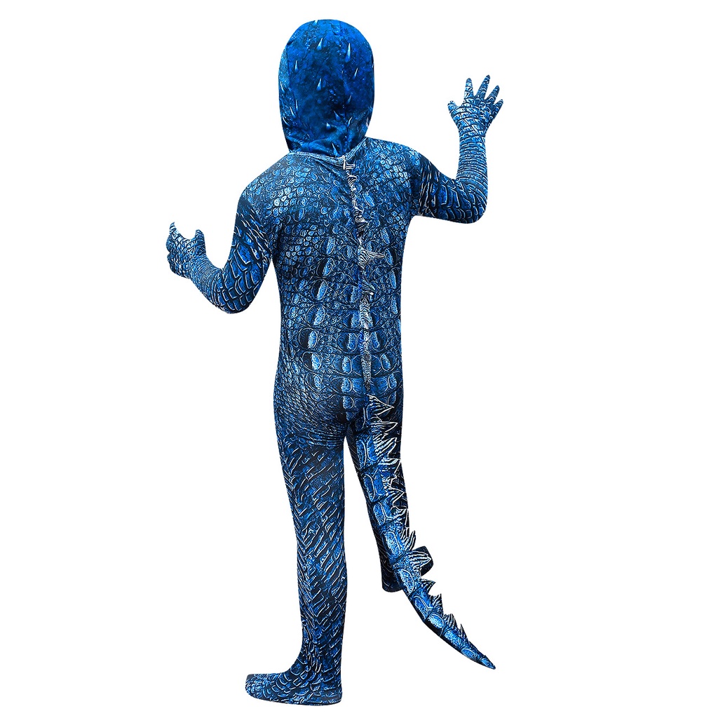 Bộ đồ hóa trang quái vật Godzilla cho bé dịp halloween tùy chọn màu sắc