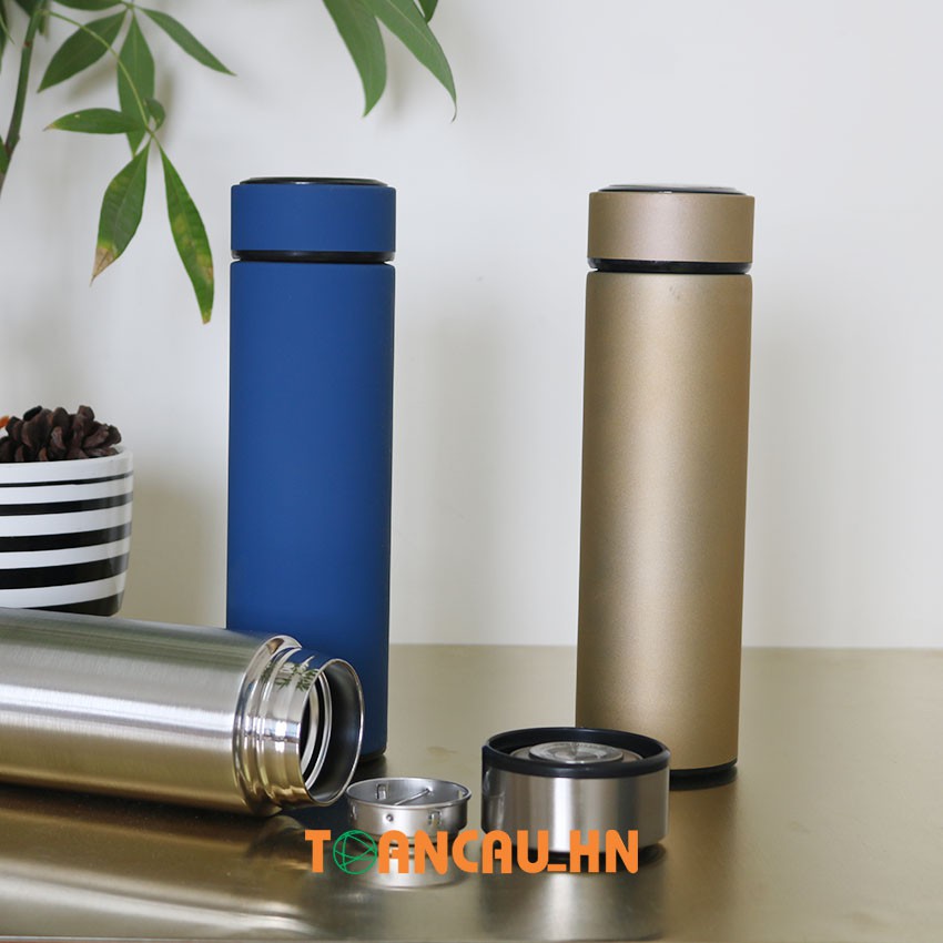 Bình giữ nhiệt inox 304 - Bình nước giữ nhiệt inox 500ml Cao cấp giữ nóng lạnh - Chọn màu